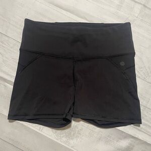 Athleta black biker shorts. Size S.